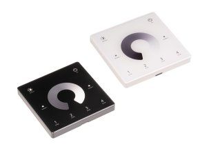 129159 dimled bezdratovy nastenny ovladac slim 4 kanalovy