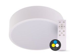 129369 smart tuya bile led stropni svitidlo kulate 400mm 36w cct s do