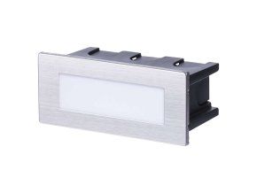 LED-Einbauleuchte für Treppen, 1,5 W, rechteckig (Lichtfarbe: Warmweiß)