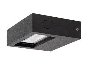 134103 cerne fasadni led svitidlo ganges 7w ip65