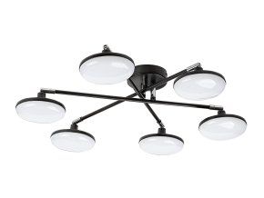 135993 cerne stropni led svitidlo madi 570mm 24w