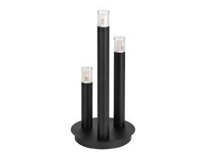 139458 cerna stolni lampa ramira pro zarovku 3x g9