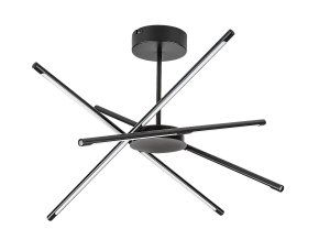 139503 cerne stropni led svitidlo henli2 660mm 40w