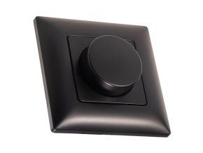 132929 dimled bezdratovy ovladac nastenny cerny 1 kanalovy