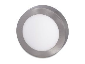 silberfarben montiertes LED-Panel 225 mm