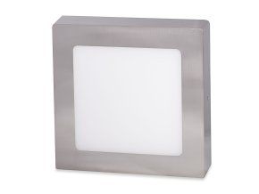 silberfarbenes LED-Panel 175 x 175 mm