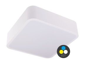 129348 2 bile led stropni svitidlo hranate 300x300mm 24w cct