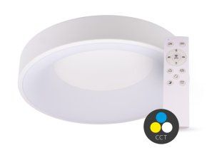 131836 smart tuya bile led stropni svitidlo kulate 380mm 32w cct s do