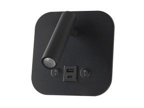 137970 1 cerne nastenne led svitidlo s usb pd nabijenim 8w