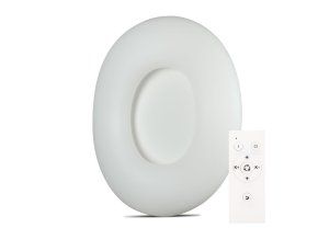 138333 bile stropni nastenne led svitidlo 460mm 45w cct s do