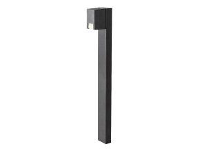 133602 cerna zahradni lampa cernon pro zarovku gu10 80cm