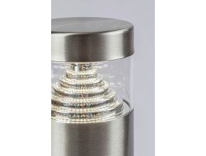 133749 4 ocelovy zahradni led sloupek lisbon 7w ip54 30cm