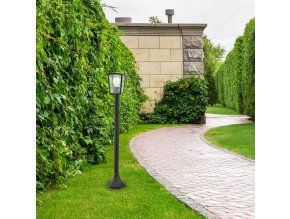 133773 2 cerna zahradni lampa taverna pro zarovku e27 90cm