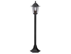 133836 cerna zahradni lampa velence pro zarovku e27 105cm
