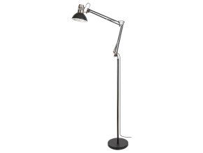 134856 cerna stojaci lampa aristeo pro zarovku e27
