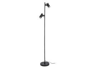 134916 cerna stojaci lampa maximilian pro zarovku 2x gu10