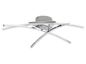 134955 chromove stropni led svitidlo alexis 585mm 21w