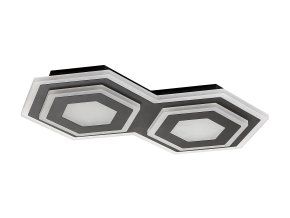 135036 cerne stropni led svitidlo bitsi 250x410mm 44w