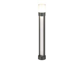 136365 cerny zahradni led sloupek leitha 12w ip44 80cm