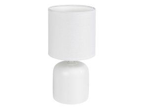 138045 bila stolni lampa daphni pro zarovku e14