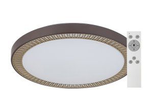 135459 hnede stropni led svitidlo matea 500mm 40w cct s do