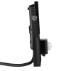 Schwarzer LED-Strahler 10W mit Bewegungsmelder Premium (Lichtfarbe Warmweiß)