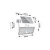 136458 9 cerny fasadni solarni led reflektor s pohybovym cidlem zavod 8w ip65