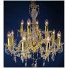 Hängende Lampe Gold Kronleuchter 12xE14 Maria Teresa 30 94608 8566 4