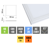 139671 bily podhledovy led panel 60 x 60cm 40w ugr economy