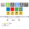 70394 digitalni rgb led pasek 12w m 24v bez kryti ip20