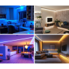129078 5 rgb cct cob led pasek 16w m 24v bez kryti ip20
