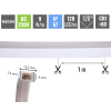 137712 led pasek neon 9w m 230v s krytim ip67 tepla bila