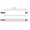 128585 1 led zdroj trafo 12v 300w ip67 slim