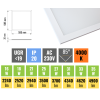 132274 2 bily zavesny led panel 60 x 60cm 16 35w ugr projekt