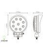 65490 8-LED-Arbeitsleuchte 27W 10-30V