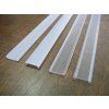 Diffusor (Abdeckung) aus Aluminiumprofil D1 (Variante und Länge auswählen: Opal-Abdeckung 2 m)