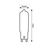 136836 2 led zarovka filament 4w g9