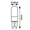 136842 2 led zarovka 3w g9