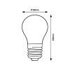 136830 1 led zarovka filament a60 10w e27
