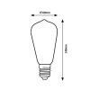 136854 7 smart wifi rgbw led zarovka filament st64 4w e27