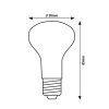 139320 1 led zarovka svicka filament r50 4w e14