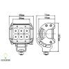 65610 8-LED-Arbeitsleuchte 18W Leiste 10-30V