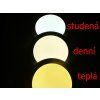 Weißes, oberflächenmontiertes LED-Panel, rund, 220 mm, 18 W (Lichtfarbe: Kaltweiß)