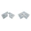67233 6 silberne Rahmen für LED-Panel 600 x 1200 mm