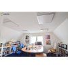 69398 13 silberne LED-Aufbaupaneele mit Rahmen 60x60cm