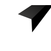 Schwarze Abdeckung für Ecke 5