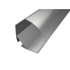 Corner 4 silber mit transparenter Abdeckung