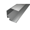 Corner 5 silber mit transparenter Abdeckung