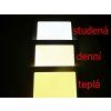 Weißes, quadratisches LED-Einbaupanel 225 x 225 mm, 18 W (Lichtfarbe: Warmweiß)