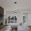 128618 2 cerne zavesne led svitidlo kulate 60cm 32w